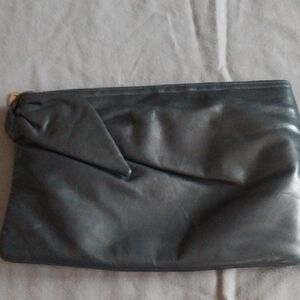 Morris Moskowitz Genuine Leather Zip Up Clutch Size 7" X 11"